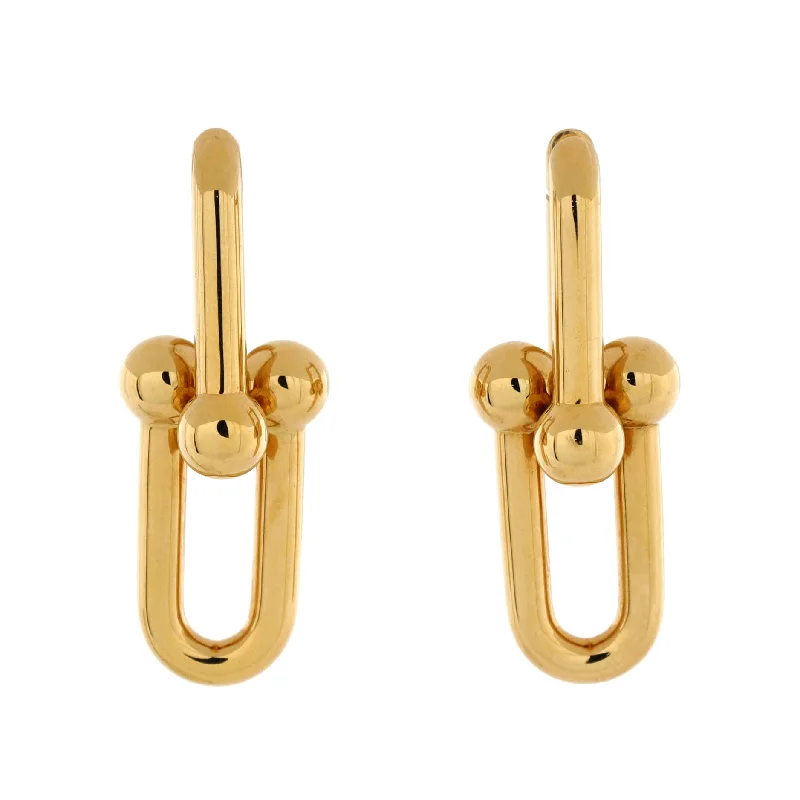 Drop Earrings for Birthday Celebration -Hardwear Link Earrings 18K Yellow Gold Large