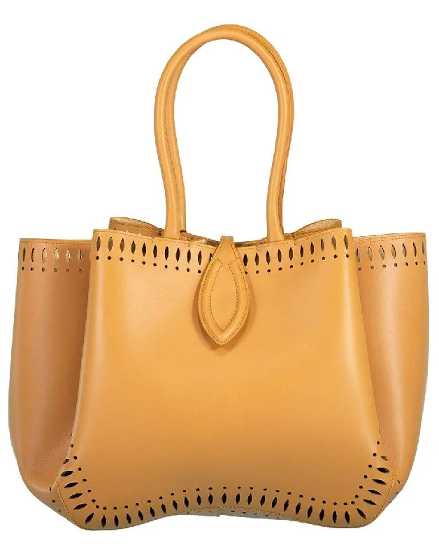 Elegant women's bags with long straps and minimalist design for versatile styling options-Tan Angele 25 Shoulder Bag