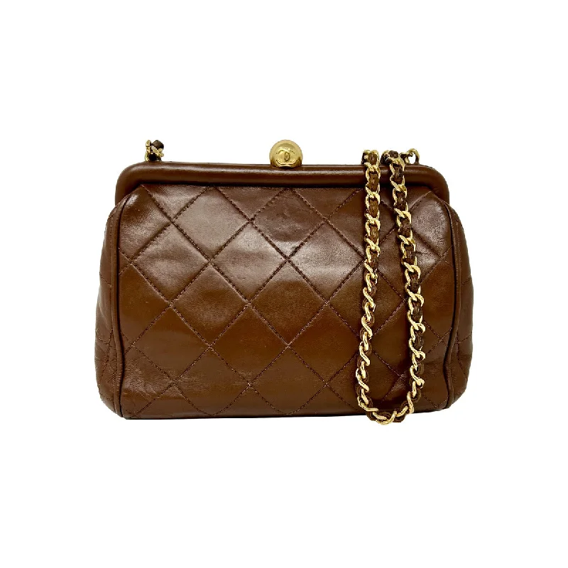 Stylish women's bags with animal print patterns and chic hardware for standout looks-Chanel Quilted Vintage Mini Bag