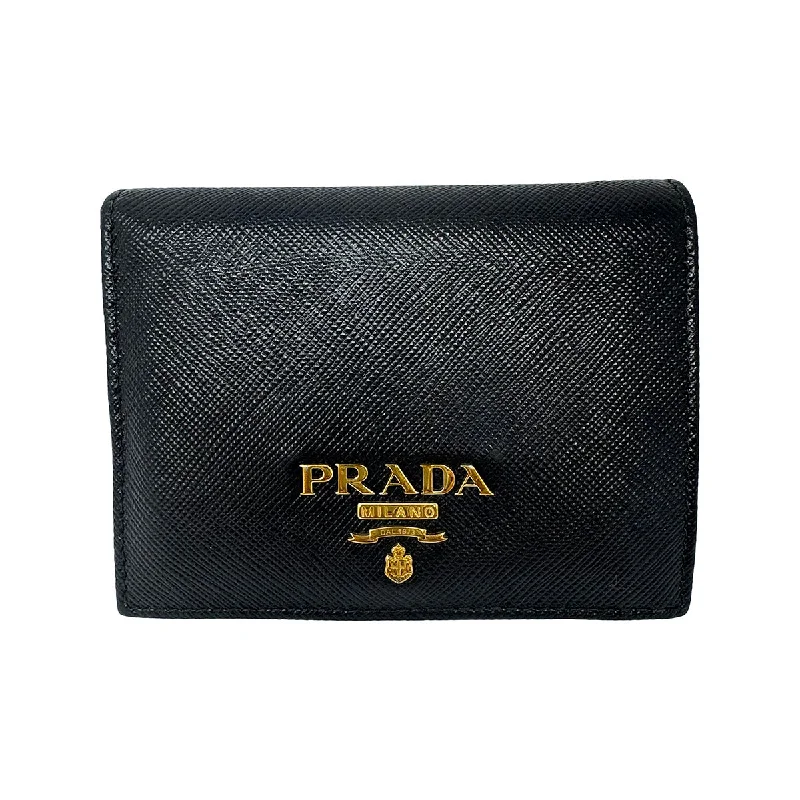 Fashion-forward women's bags with metallic finishes and sleek, modern design-Prada Wallet