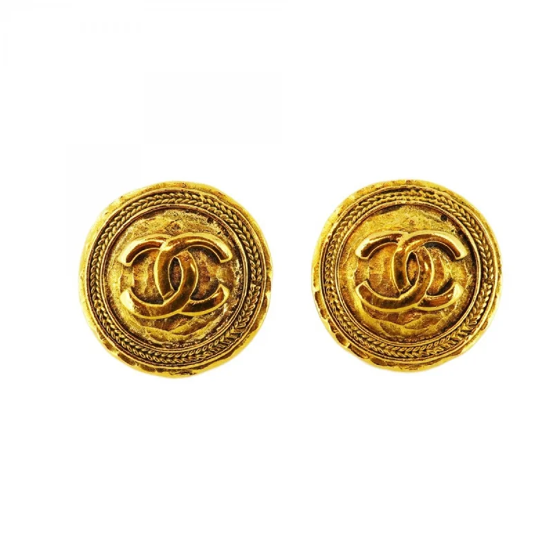 Drop Earrings for Birthday Celebration -Chanel   Plating Clip Earrings (Pre-Owned)