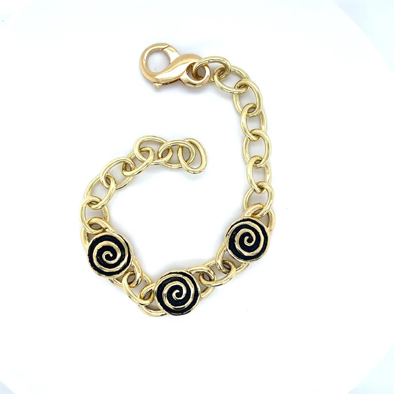 Bangles with engraved floral patterns for elegance -Forever Swirl Bracelet 2