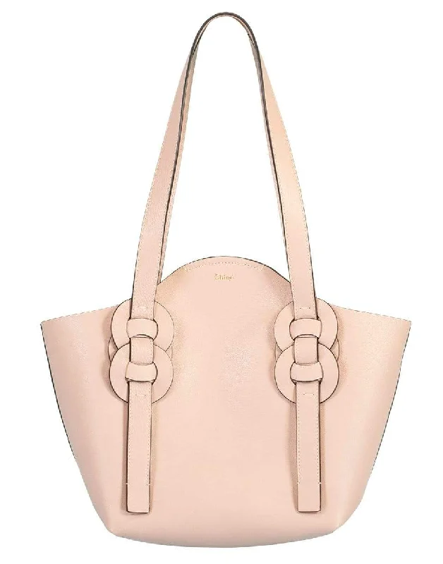 Women's bags with structured design and subtle texture for a refined, elegant finish-Small Rose Darryl Tote Bag