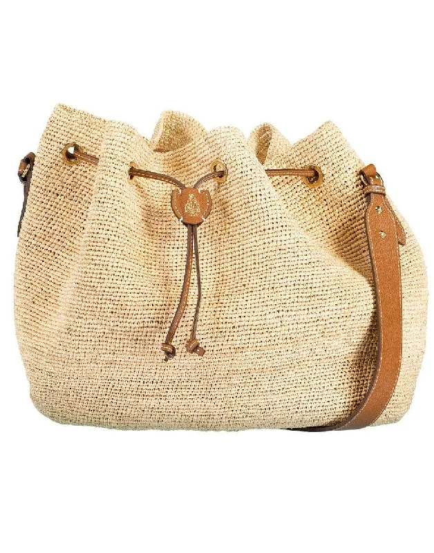 Women's bags with anti-theft design and hidden zippers for added security-Joni Raffia Bag