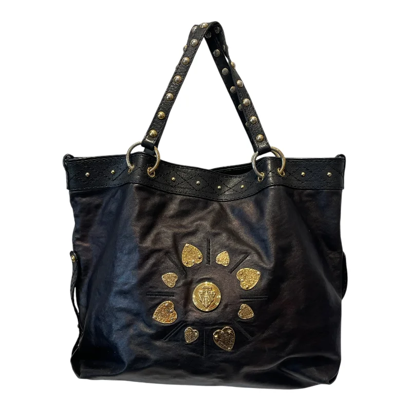 Women's bags with oversized design and ample space for carrying everything you need-GUCCI/Tote Bag/Leather/BLK/BABOUSKA IRINA