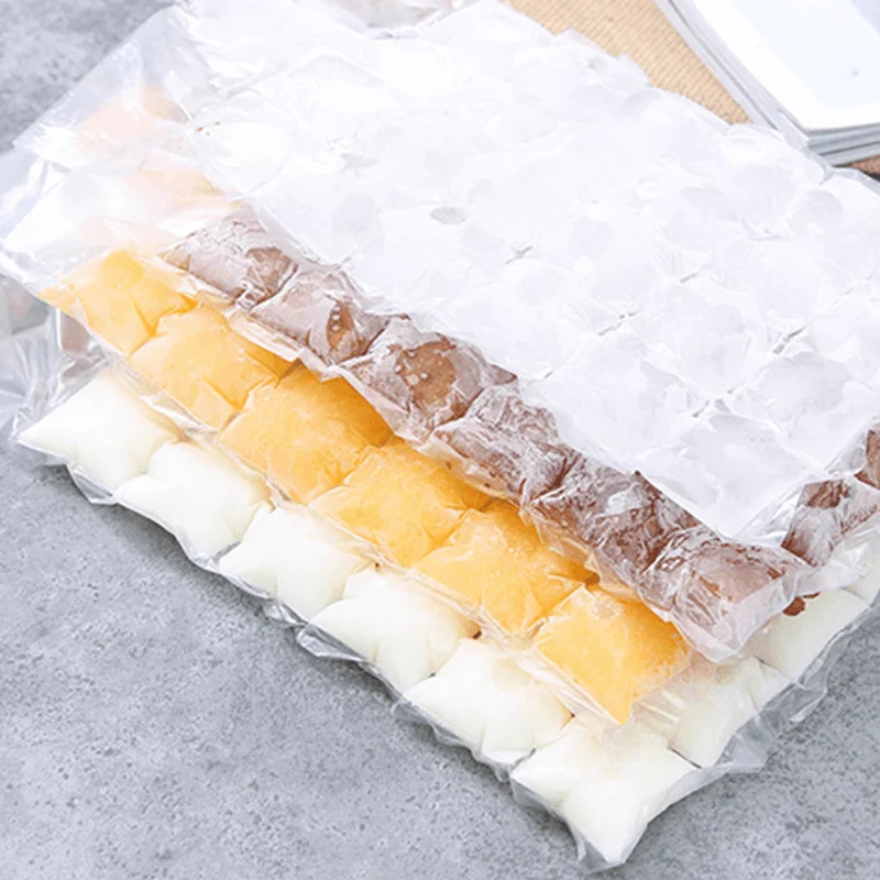 Women's bags with chic, structured design and textured leather for added flair-10Pcs Ice Cube Mold Disposable Self-Sealing Ice Cube Bags Transparent Faster Freezing Ice-Making Mold Bag Kitchen Gadgets