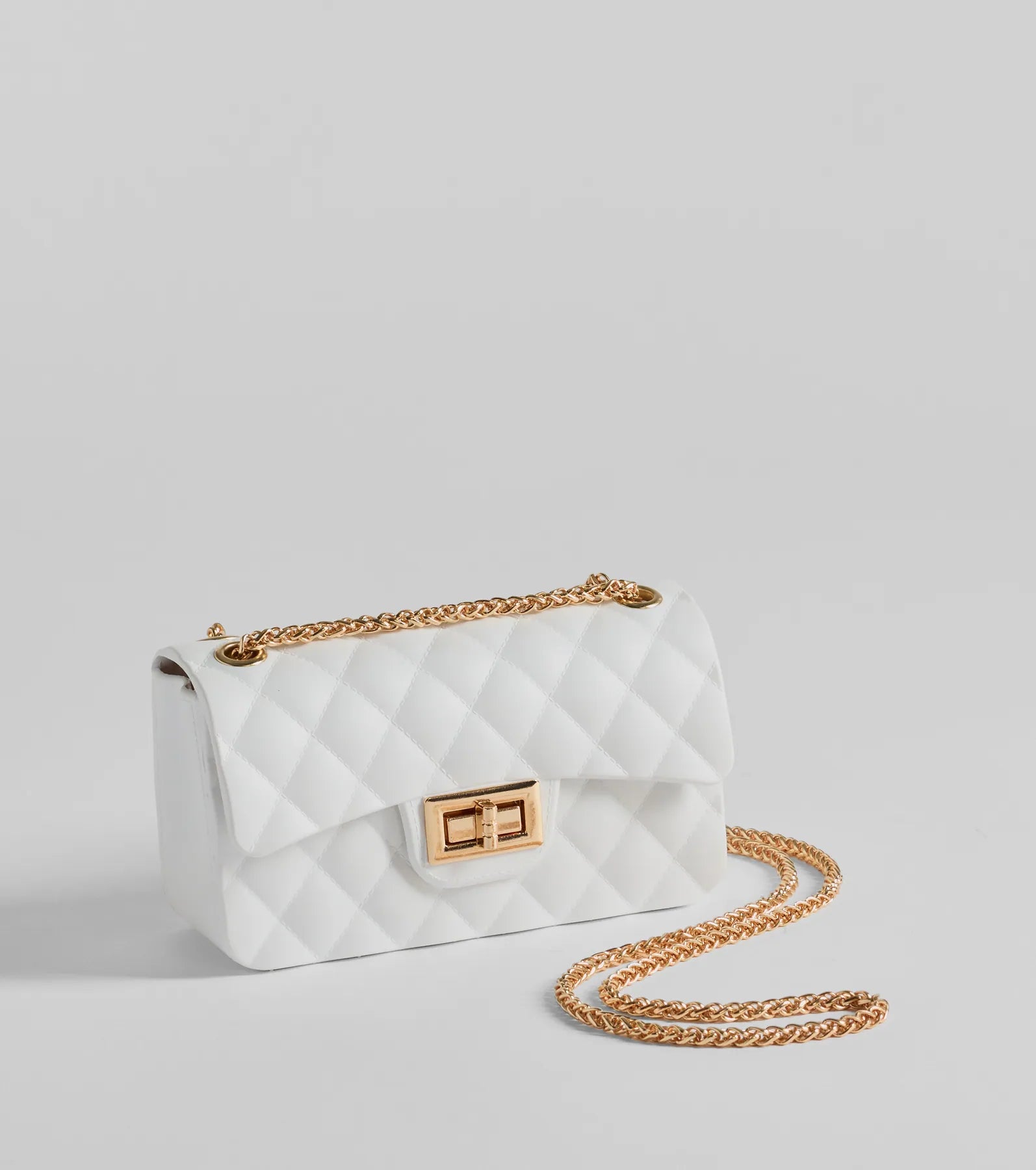 Fashionable women's bags with leather straps and contrast stitching for a modern look-Trendsetter Quilted Diamond Small Crossbody