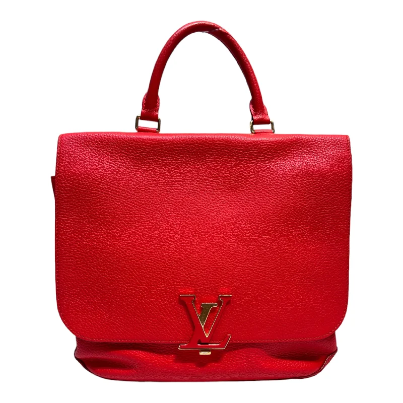 Women's bags with soft suede material and adjustable strap for easy wear-LOUIS VUITTON/Hand Bag/Leather/RED