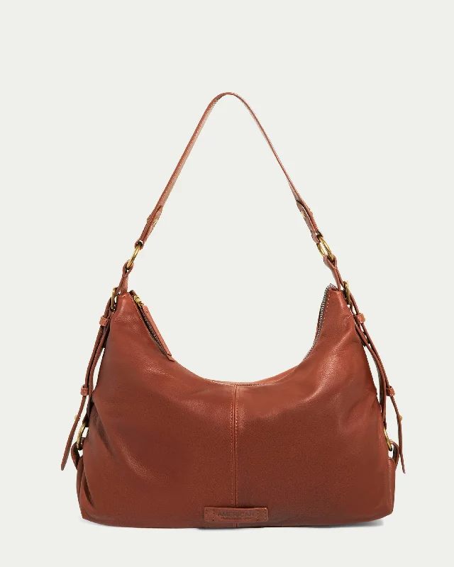 Fashion-forward women's bags with geometric patterns and bold hardware for unique style-Thayer Perfect Hobo