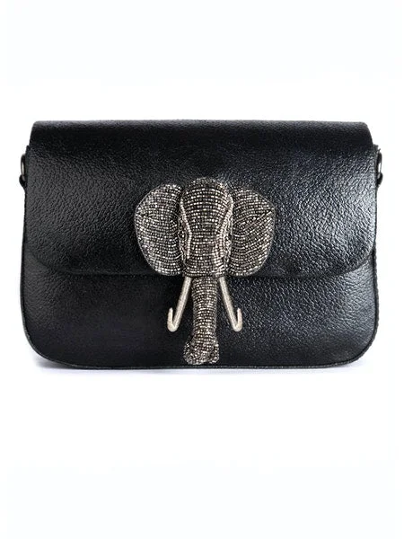 Women's bags with playful fringe details and vibrant colors for a fun fashion statement-Elephant Clutch