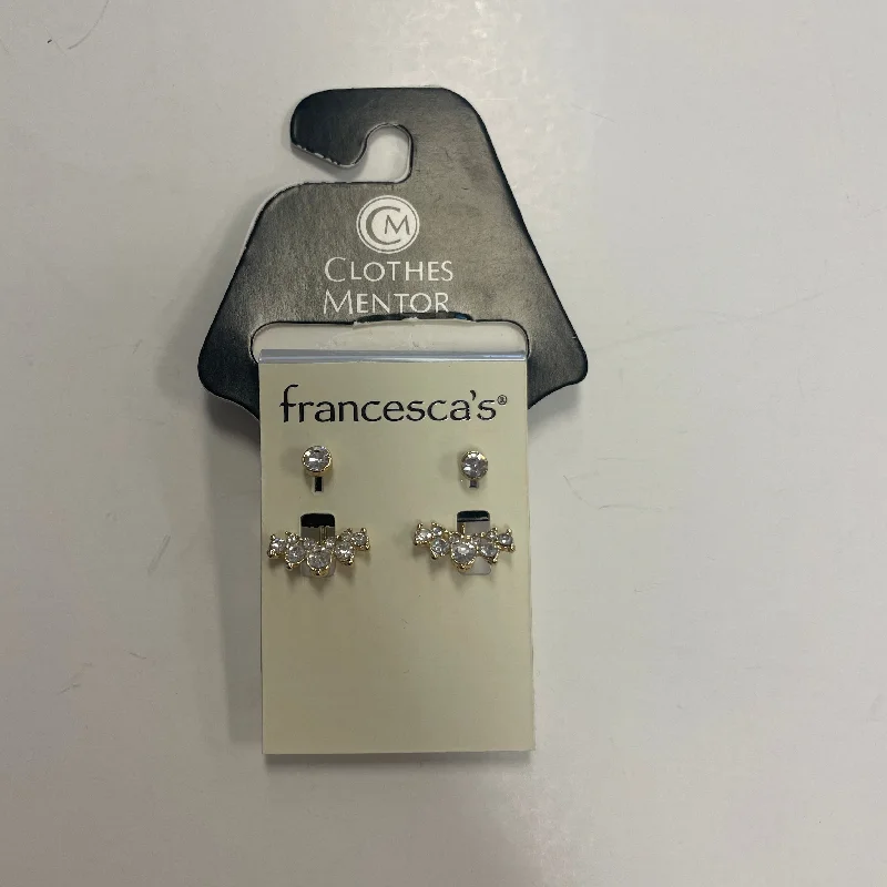 Rhinestone Drop Earrings for Sparkle -Earrings Dangle/drop By Francesca's