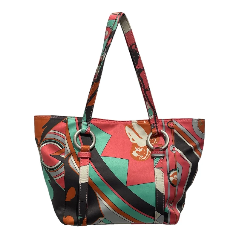 Women's bags with woven texture and leather handles for a chic yet casual look-Hysterics/Tote Bag/All Over Print/Polyester/MLT/