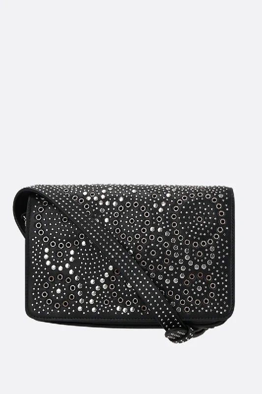 Women's bags with high-quality vegan leather and modern minimalist design for eco-friendly fashion-Arcturus studded leather crossbody bag