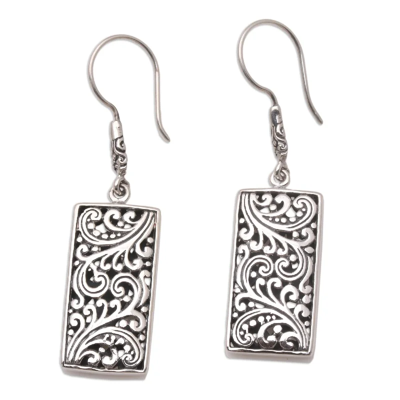 Drop Earrings for Bridesmaids Look -Novica Handmade Youre Perfect Sterling Silver Dangle Earrings