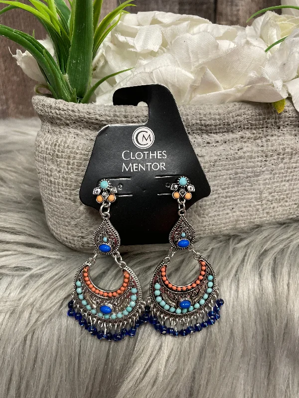 Drop Earrings with Chevron Designs -Earrings Dangle/drop By Cmf