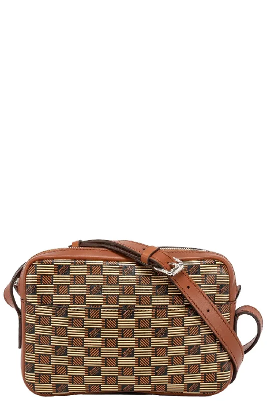 Women's bags with woven texture and leather handles for a chic yet casual look-Savoie Crossbody Bag