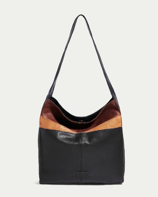 Fashionable women's bags with leather straps and contrast stitching for a modern look-Lincoln Hobo