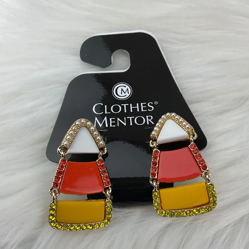 Maximalist Drop Earrings for Bling -Earrings Dangle/drop By Clothes Mentor