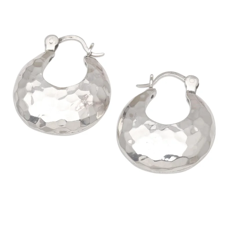 Lightweight Drop Earrings for All Day -Novica Handmade Glow Up Sterling Silver Drop Earrings