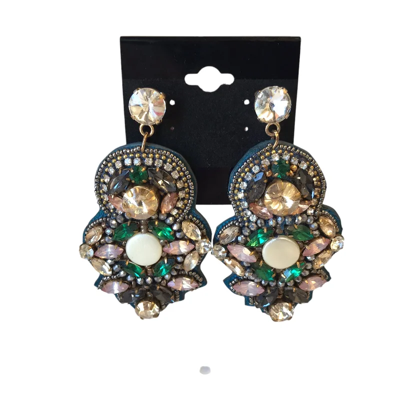 Drop Earrings with Etched Designs -Earrings Dangle/Drop By J. Crew In Multi