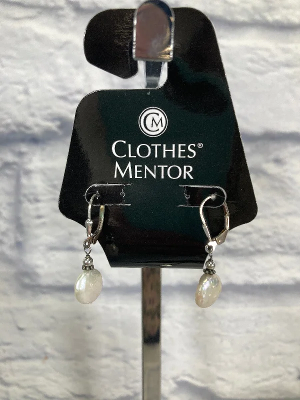 Drop Earrings with Textured Surface -Earrings Dangle/drop By Clothes Mentor