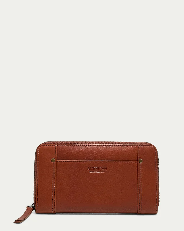 Women's bags with minimalist design and smooth leather finish for subtle elegance-Austin Continental Wallet with RFID