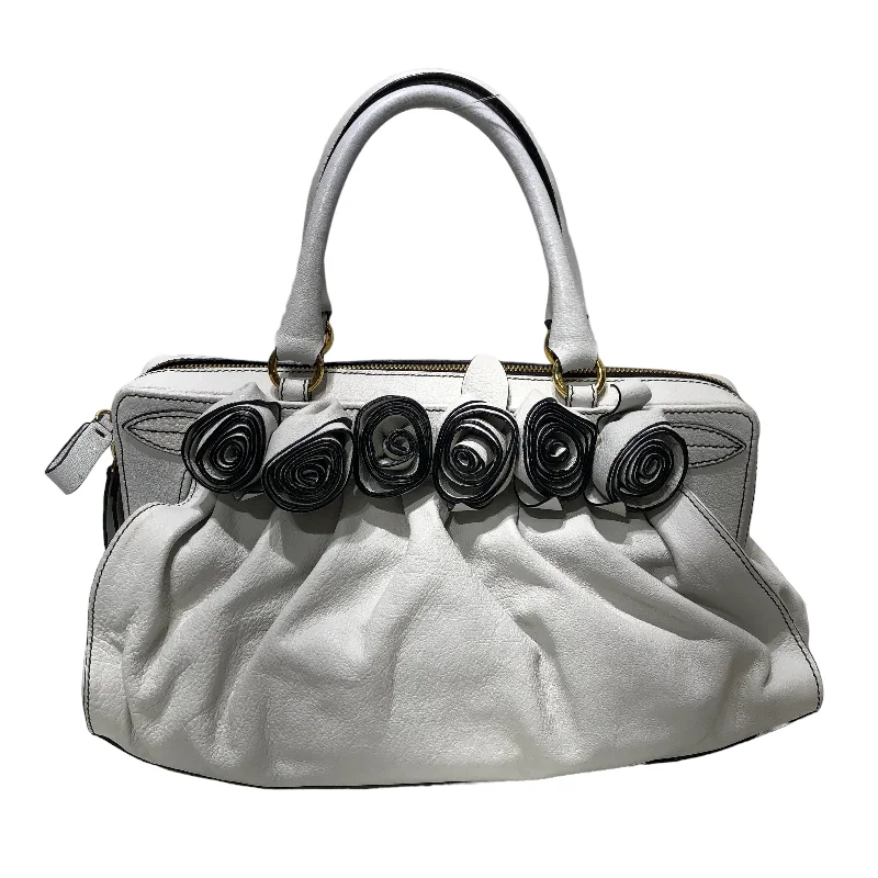 Women's bags with clean, simple lines and premium leather material for everyday sophistication-VALENTINO GARAVANI/Bag/WHT/