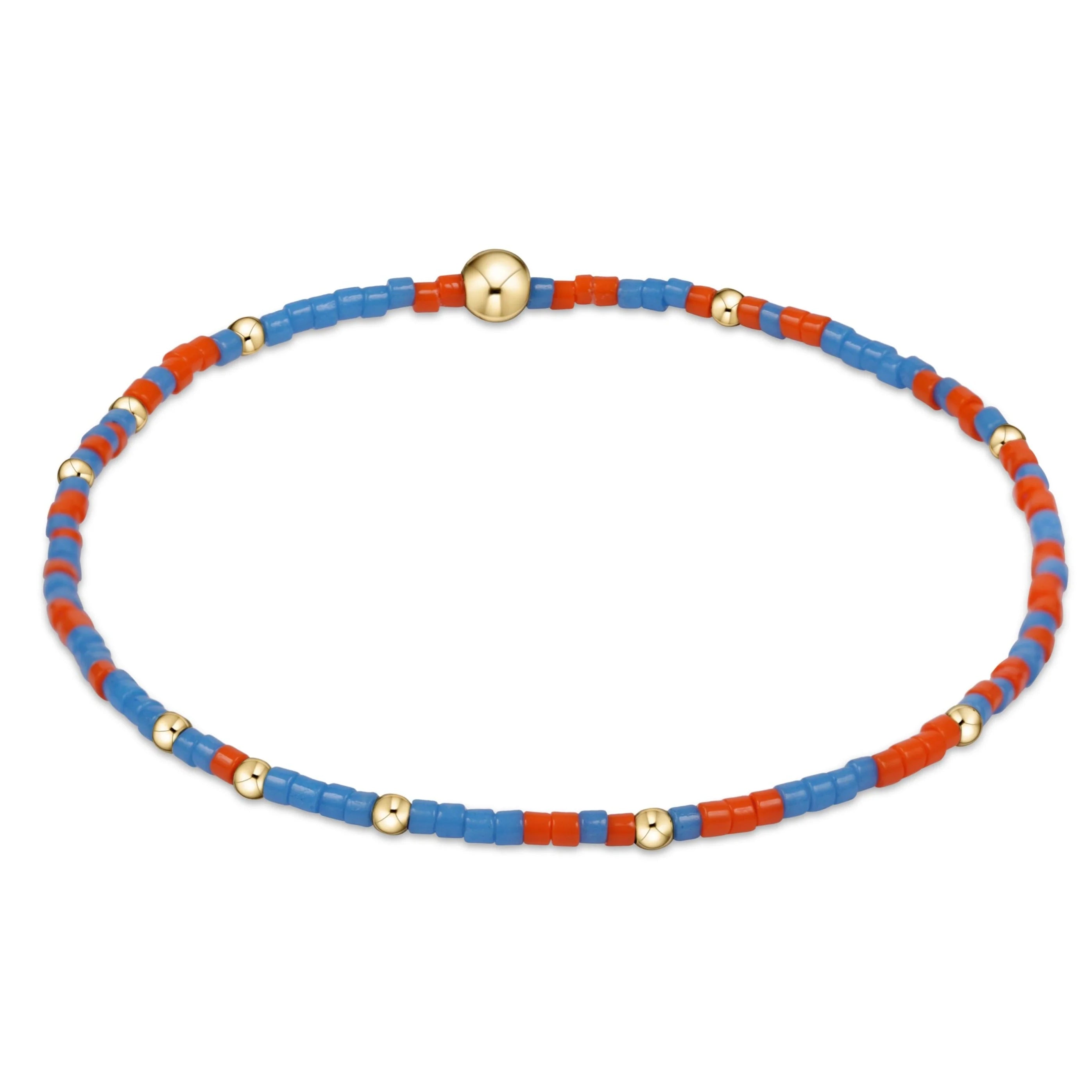 Bracelets with engraved constellations for stargazers -enewton 7.25" extends  Gameday Hope Unwritten Bracelet - Bright Orange Cobalt