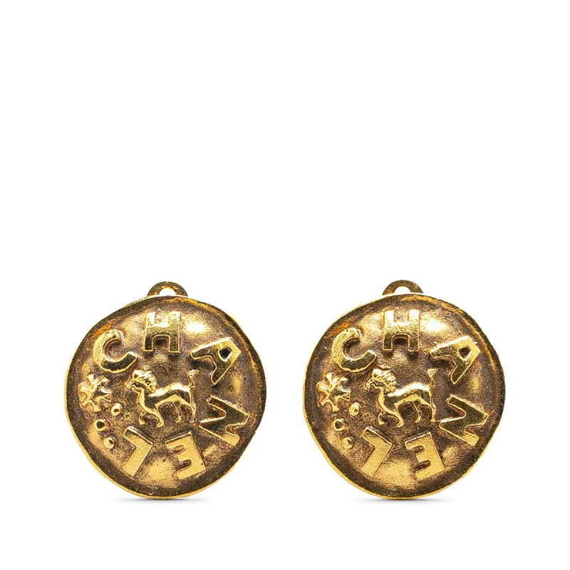 Drop Earrings for Fitness Activities -Chanel  Clip Earrings (Pre-Owned)