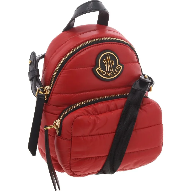 Women's bags with smooth, high-quality leather and spacious interior for practicality-Moncler Womens Kilia Quilted Crossbody Backpack