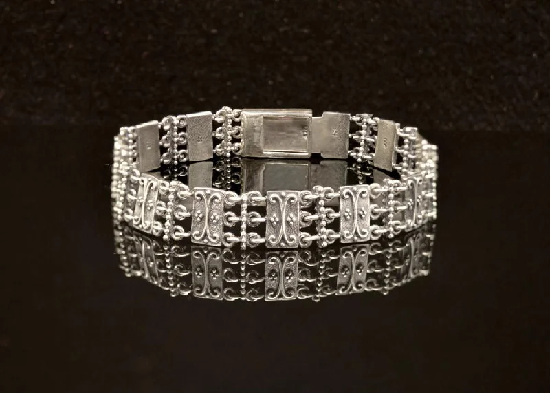 Byzantine Bracelet in Sterling Silver (B-15)