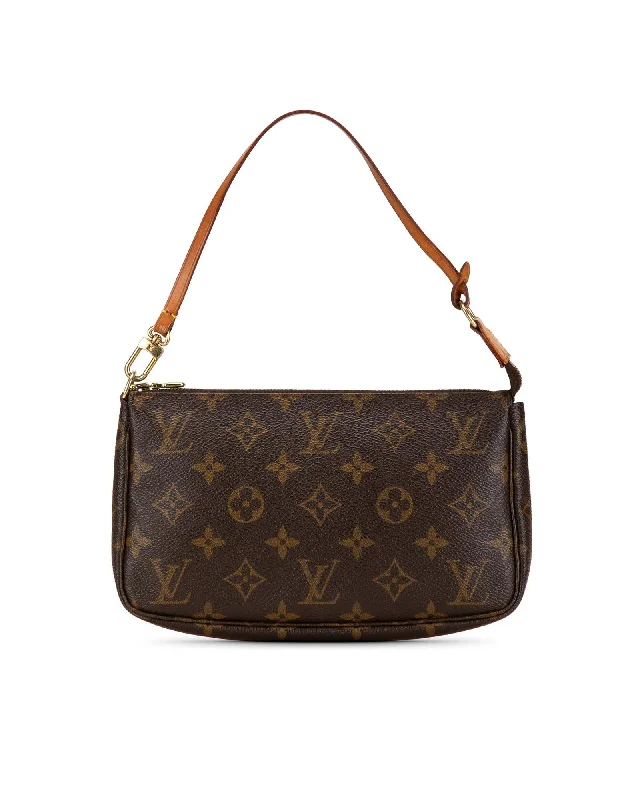 Trendy women's bags with color-blocking details and chic strap design for fashion-forward appeal-Louis Vuitton Pochette Felicie Monogram Canvas Shoulder Bag  Authentic Louis Vuitton Pochette Felicie Brown Crossbody Bag  Pre-owned Louis Vuitton Pochette Felicie Monogram  Louis Vuitton Pochette Felicie - Brown - Coated Canvas