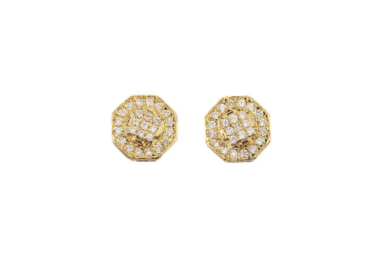 Best hoop earrings with geometric cuts for a sharp, modern appeal-0.50CT Diamond Earring