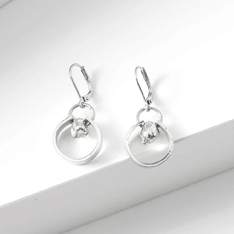 Hoop earrings with satin finishes for a smooth and elegant appearance-Anita Earrings