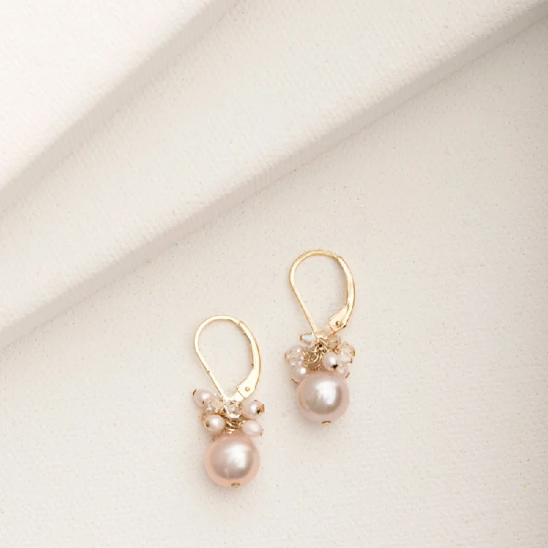 Best hoop earrings with marbled designs for a trendy and artistic effect-Jillian Pearl Earring