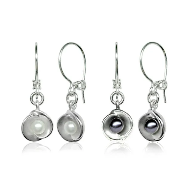 Best hoop earrings with sterling silver for an affordable and chic design-Mini Blossom Drop