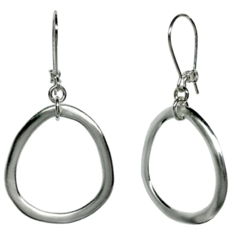 Hoop earrings with pearl accents for a chic and classic style-Large Circlet Earrings