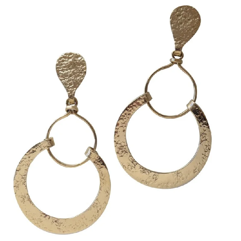 Hoop earrings with textured finishes for a vintage and classic style-Pomeletta Hoop Earrings