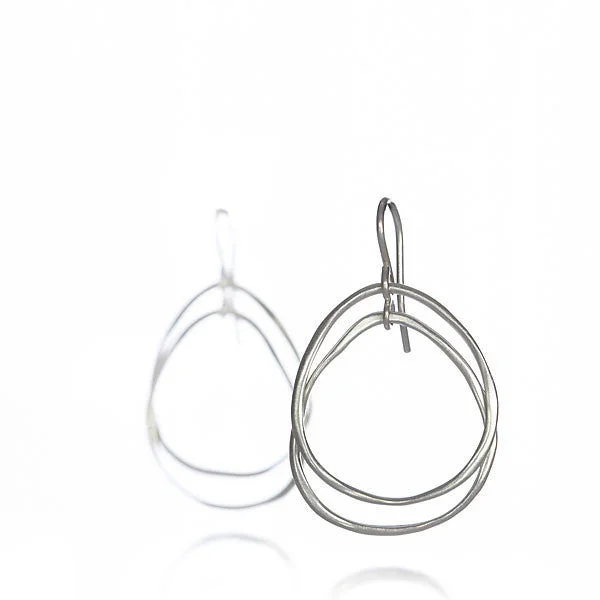 Hoop earrings with gold accents for a warm, elegant statement piece-Small Double Loop Earrings