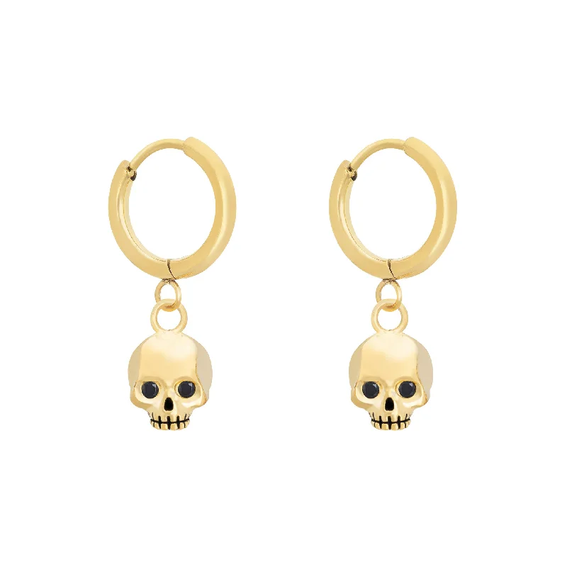 Best hoop earrings with floral designs for a feminine and delicate look-Undead Earrings