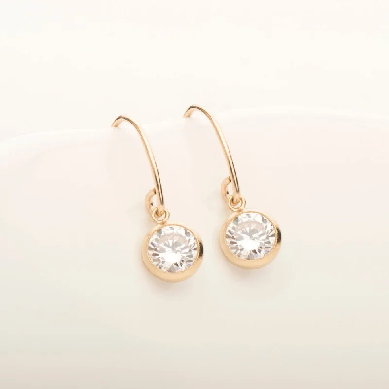 Hoop earrings with a matte finish for a sleek and sophisticated appearance-Zenith Earring