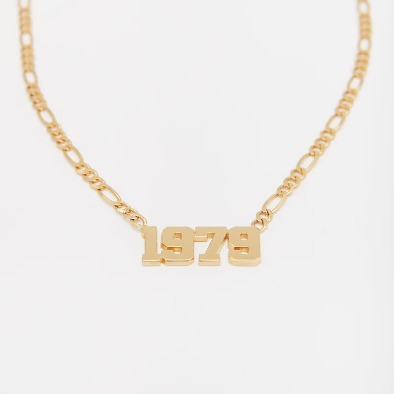 Best necklaces and pendants with silver chains for a sleek, timeless look-Les Années Necklace in Gold