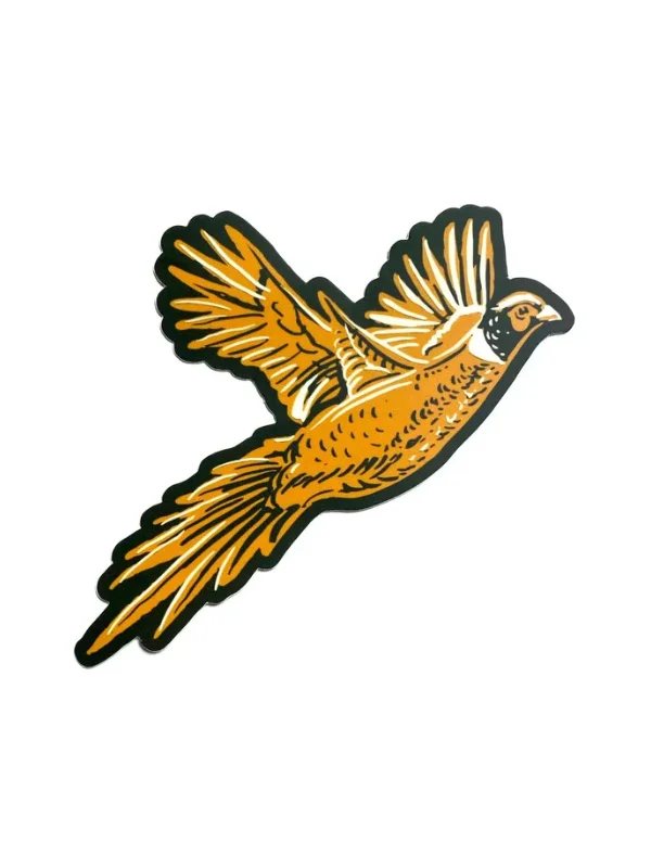 Necklaces and pendants with custom engravings for a personal, meaningful gift-Pheasant Sticker