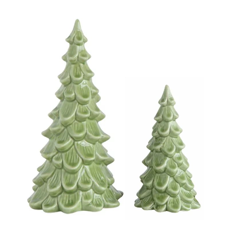 Necklaces and pendants with pearls for a classic and sophisticated touch-Light Green Stoneware Tree